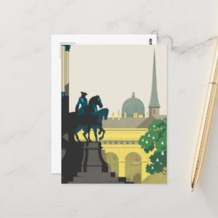 Carte Postale Vintage Vienne Autriche Carré de Joseph Voyage