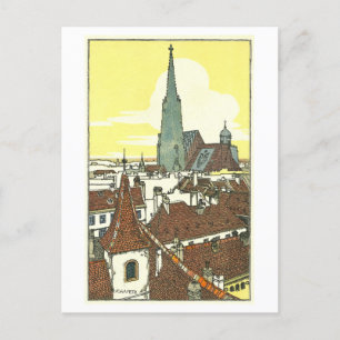 Carte postale vintage Vienne Stefanskirche