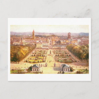 Carte Postale Vintage View from the Castle, Karlsruhe, Germany