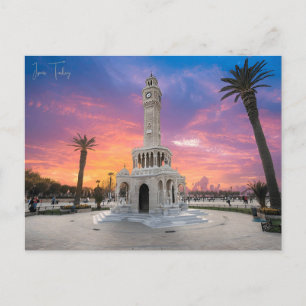 Carte Postale Vintage ville de voyage Izmir Turquie Ephesus Acro