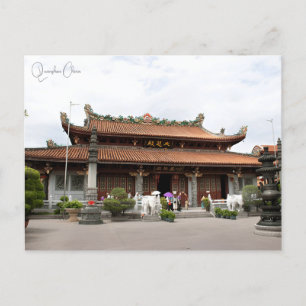 Carte Postale Vintage ville de voyage Quanzhou Chine Rétro chino