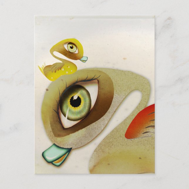 Carte Postale Vintage voyage (Devant)