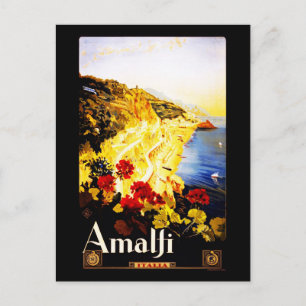 Carte postale Vintage voyage-Amalfi