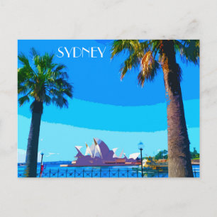 Carte postale Vintage voyage Art Opera House de Sy