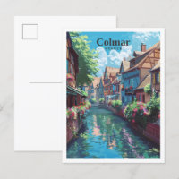 Vintage voyage artistique de Colmar France