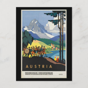 Carte postale Vintage voyage-Autriche