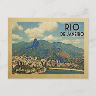 Carte Postale Vintage voyage Brésil de Rio de Janeiro