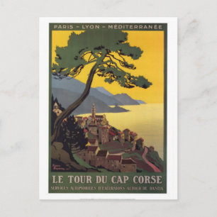 Carte Postale Vintage voyage Corse -
