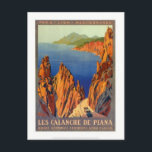 Carte Postale Vintage voyage Corse -<br><div class="desc">La Corse est une île française située dans la mer Méditerranée. Il est situé à l'ouest de l'Italie, au sud-est du continent français, et au nord de l'île italienne de Sardaigne. Les montagnes représentent les deux tiers de l'île, formant une chaîne unique. Avant la domination française, la Corse était propriété...</div>
