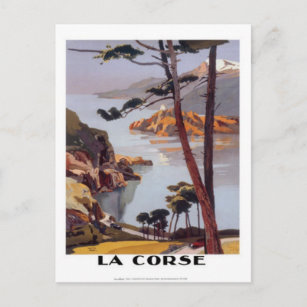 Carte Postale Vintage voyage Corse -