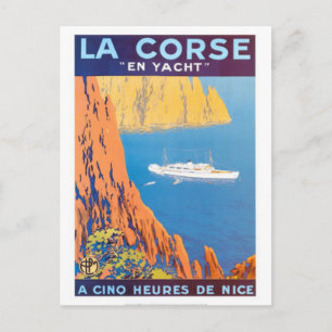 Carte Postale Vintage voyage Corse -