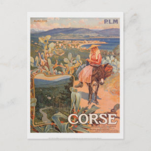 Carte Postale Vintage voyage Corse, Ajaccio -