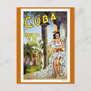 Carte Postale Vintage voyage Cuba