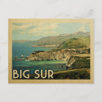 Vintage voyage de Big Sur Californie