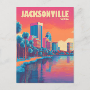 Carte Postale Vintage voyage de Jacksonville Florida