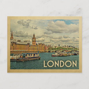 Cartes Postales Londres Vintage Originales Zazzle Fr