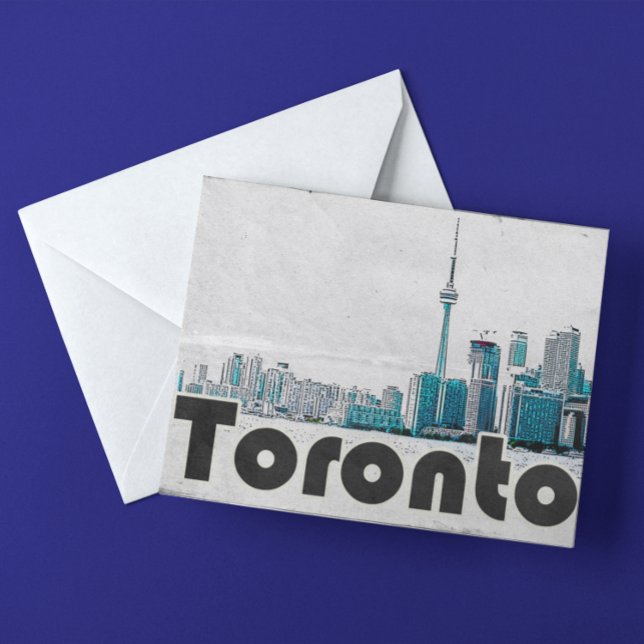 Carte Postale Vintage voyage de Toronto Canada (Toronto Canada Vintage Travel Postcard)