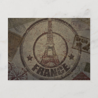 Carte Postale Vintage voyage désorganisé