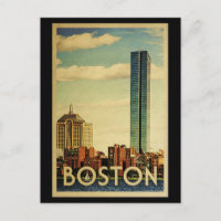 Vintage voyage du Massachusetts de Boston