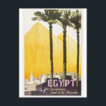 Carte postale Vintage voyage égyptienne<br><div class="desc">Cartes postales</div>