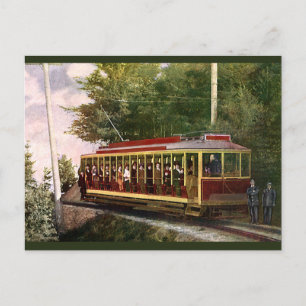 Carte Postale Vintage voyage et transport Trolley électrique