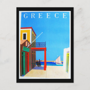 Carte postale Vintage voyage-Grèce