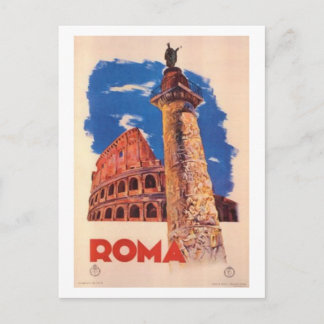 Carte Postale Vintage Voyage Italie, Rome -