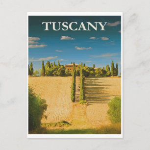 Carte postale Vintage voyage Italie Toscane