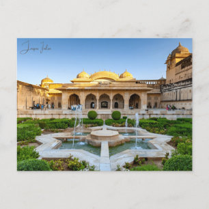 Carte Postale Vintage voyage Jaipur Inde Rajasthan coloré