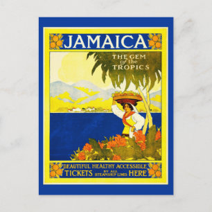 Carte postale Vintage voyage - Jamaïque