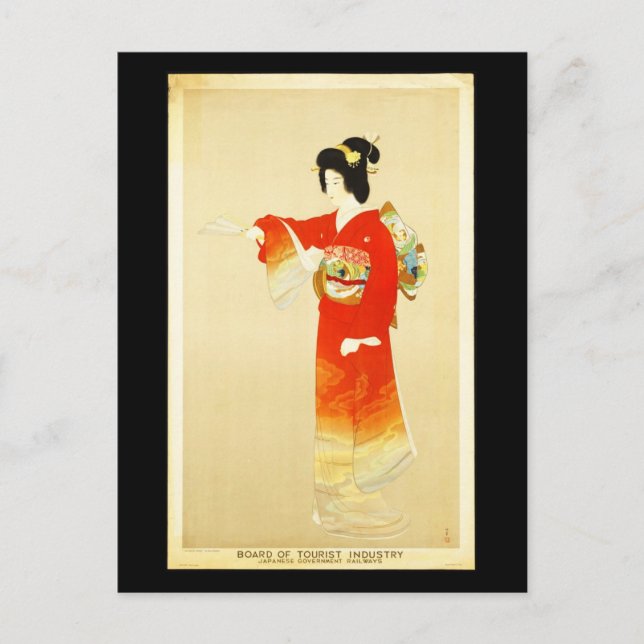 Carte postale Vintage voyage-Japon (Devant)