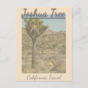 Carte postale Vintage voyage Joshua Tree Californi