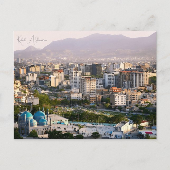 Carte Postale Vintage voyage Kaboul Afghanistan rétro Vacances (Devant)