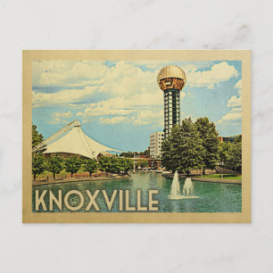 Carte Postale Vintage voyage Knoxville Tennessee