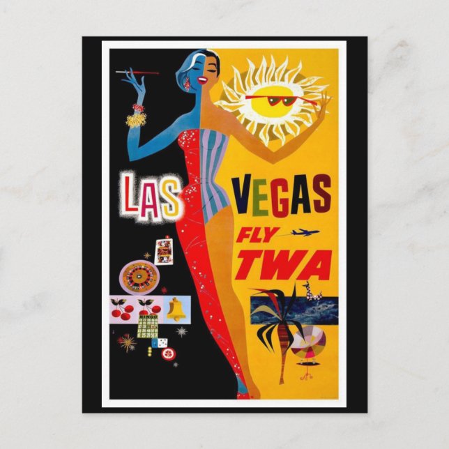 Carte postale Vintage voyage-Las Vegas (Devant)