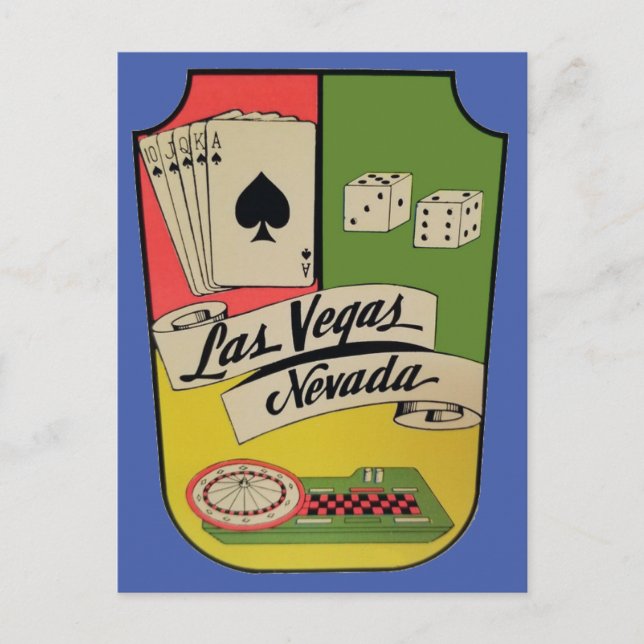 Carte postale Vintage voyage Las Vegas, Nevada (Devant)
