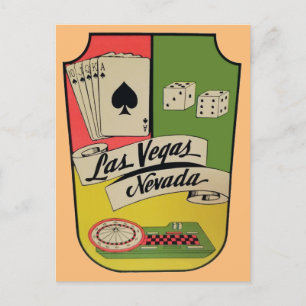 Carte postale Vintage voyage Las Vegas, Nevada
