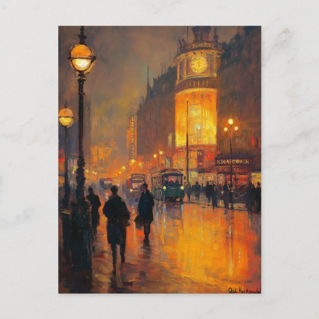 Carte postale Vintage voyage Londres (Devant)