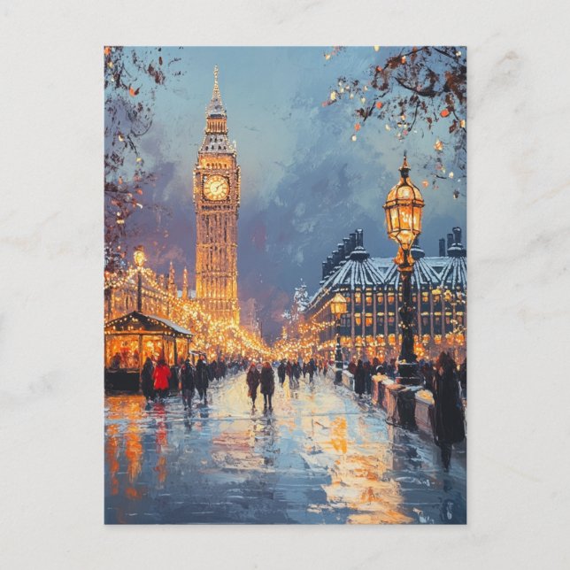Carte postale Vintage voyage Londres (Devant)