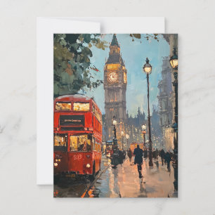 Carte postale Vintage voyage Londres