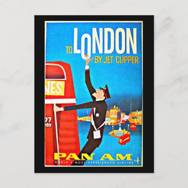 Carte postale Vintage voyage-Londres (Devant)