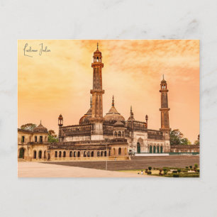 Carte Postale Vintage Voyage Lucknow India Rétro Vacances