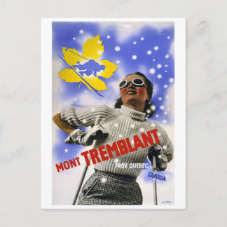 Carte Postale Vintage voyage "Mont Tremblant"
