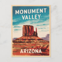 Vintage voyage Monument Valley Arizona Retro