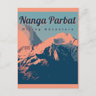 Carte Postale Vintage voyage Nanga Parbat