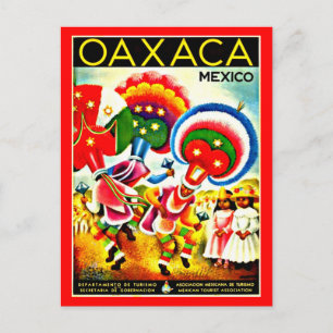 Carte postale Vintage voyage-Oaxaca