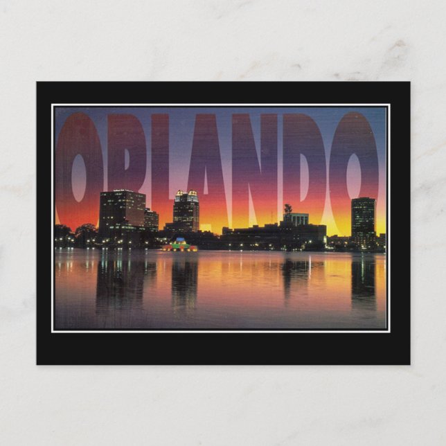 Carte postale Vintage voyage Orlando Florida (Devant)