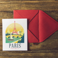 Vintage voyage Paris France
