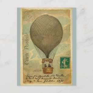 Carte postale Vintage voyage Paris France