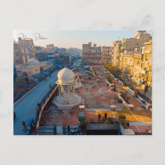 Carte Postale Vintage voyage Peshawar Pakistan Vacation asia (Devant)